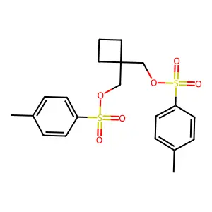 [1-[(4-Methylphenyl)sulfonyloxymethyl]cyclobutyl]methyl 4-methylbenzenesulfonate structure