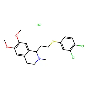 Thiocyanic acid, 2-amino-9H-purin-6-yl ester structure
