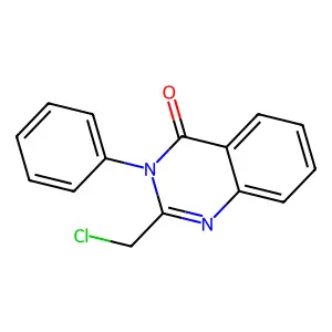 2-(Chloromethyl)-3-phenyl-4(3H)-quinazolinone structure