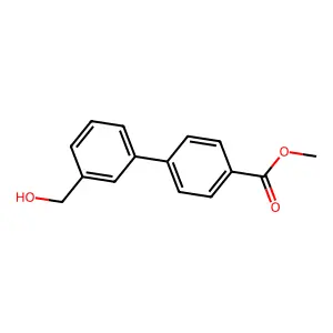 Methyl 4-[3-(hydroxymethyl)phenyl]benzoate structure