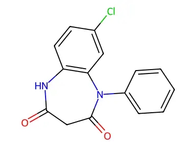 去甲基氯巴占 structure