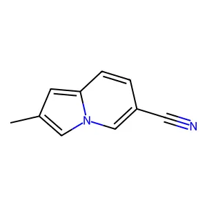 2-Methylindolizine-6-carbonitrile structure