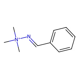 Hydrazinium, 1,1,1-trimethyl-2-(phenylmethylene)- structure