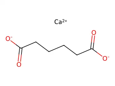 己二酸钙盐 structure