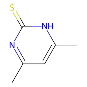 2-Thiono-4,6-dimethyltetrahydropyrimidin structure