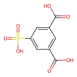 磺基间苯二甲酸 structure