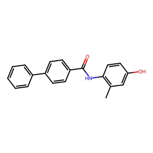 N-(4-hydroxy-2-methylphenyl)-4-phenylbenzamide structure