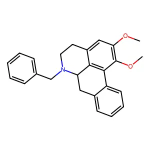 N-Benzylnornuciferine structure