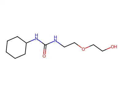 N-Cyclohexyl-N'-(2-(2-hydroxyethoxy)ethyl)urea structure