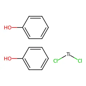 Dichlorodiphenoxytitanium structure