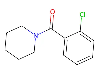 Piperidine, 1-(2-chlorobenzoyl)- structure