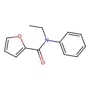 N-乙基-N-苯基呋喃-2-甲酰胺 structure