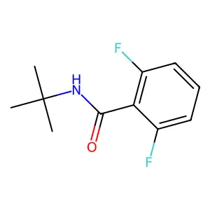 N-tert-butyl-2,6-difluorobenzamide structure