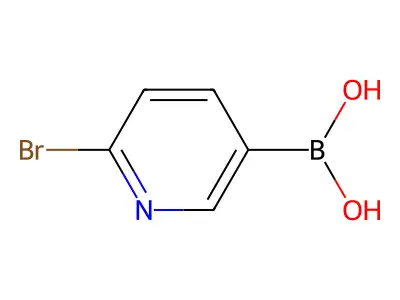 2-Bromopyridine-5-boronic acid structure