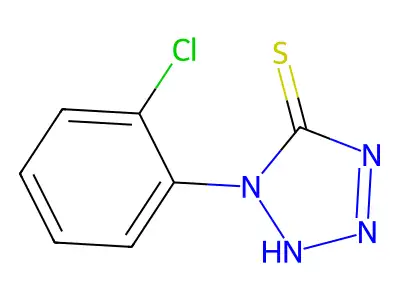 1-(2-Chlorophenyl)-1,2-dihydro-5H-tetrazole-5-thione structure