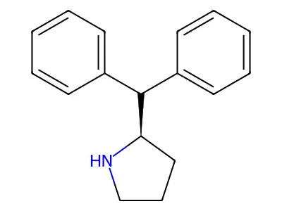 (2S)-2-(Diphenylmethyl)pyrrolidine structure