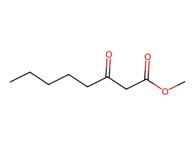Methyl 3-oxooctanoate structure