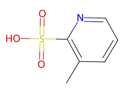 3-methylpyridine-2-sulfonic Acid structure