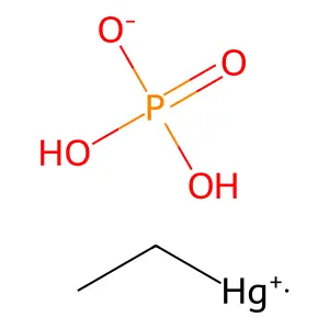 Ethylmercuric phosphate structure