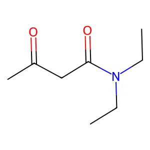 N,N-二乙基乙酰乙酰胺 structure