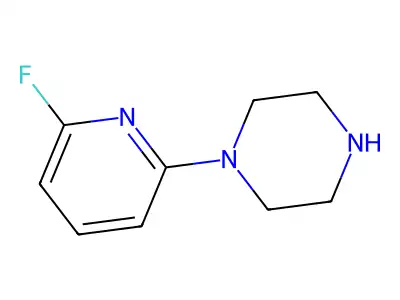 1-(6-Fluoropyridin-2-yl)piperazine structure