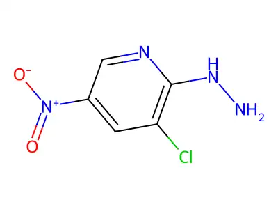 3-Chloro-2-hydrazinyl-5-nitropyridine structure