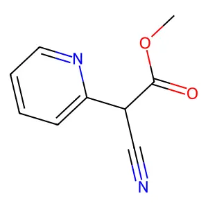 Methyl 2-cyano-2-pyridin-2-ylacetate structure