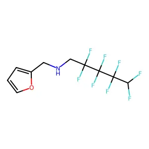 N1-(2-furylmethyl)-2,2,3,3,4,4,5,5-octafluoropentan-1-amine structure