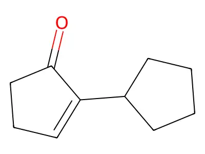 2-Cyclopenten-1-one, 2-cyclopentyl- structure
