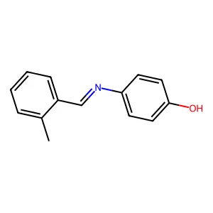 4-[(2-Methylbenzylidene)amino]phenol structure