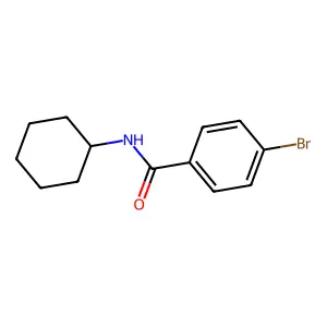4-bromo-N-cyclohexylbenzamide structure