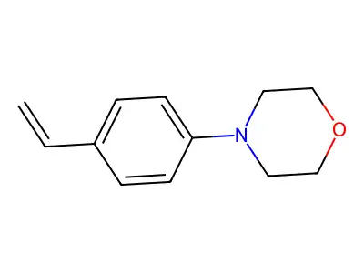 4-(4-Ethenylphenyl)morpholine structure