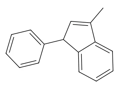 3-Methyl-1-phenyl-1H-indene structure
