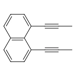Naphthalene, 1,8-di-1-propynyl- structure