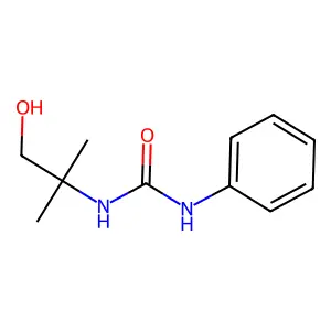 N-(2-hydroxy-1,1-dimethylethyl)-N'-phenylurea structure