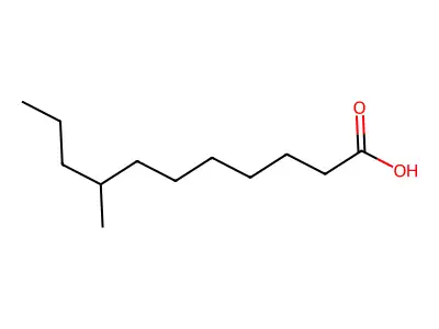 8-Methyl-undecanoic acid structure