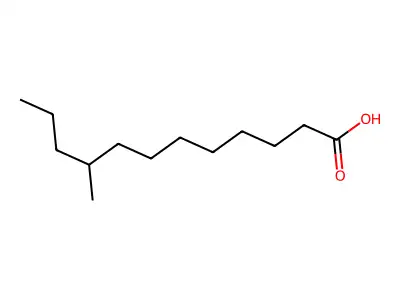 9-Methyldodecanoic acid structure