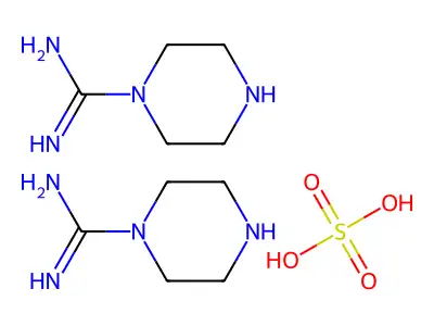 Piperazine-1-carboxamidine structure