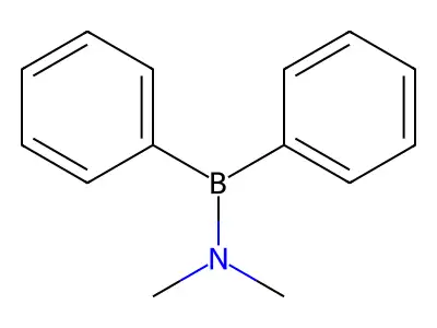 Dimethylaminodiphenylborane structure