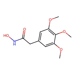 N-Hydroxy-2-(3,4,5-trimethoxyphenyl)acetamide structure