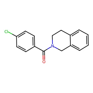 2-(4-Chlorobenzoyl)-1,2,3,4-tetrahydroisoquinoline structure