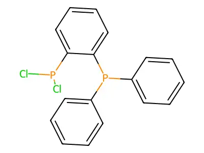 Dichloro-(2-diphenylphosphanylphenyl)phosphane structure