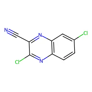3,7-二氯喹喔啉-2-甲腈 structure