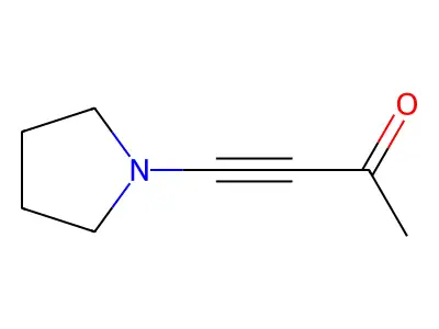 4-Pyrrolidin-1-ylbut-3-yn-2-one structure