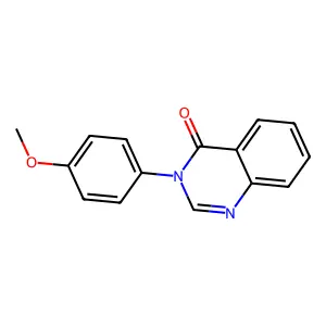 3-(4-methoxyphenyl)quinazolin-4(3H)-one structure