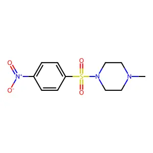 1-Methyl-4-[(4-nitrophenyl)sulfonyl]piperazine structure