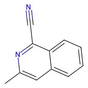 3-Methyl-1-isoquinolinecarbonitrile structure