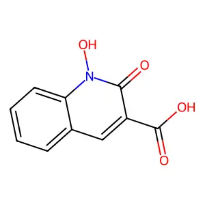 1-Hydroxy-2-oxoquinoline-3-carboxylic acid structure