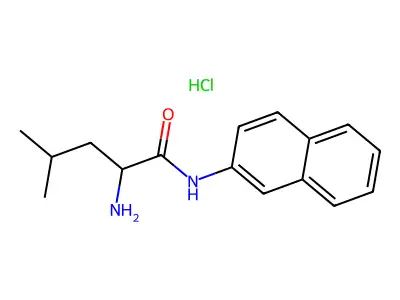 2-Amino-4-methyl-N-(naphthalen-2-YL)pentanamide hydrochloride structure