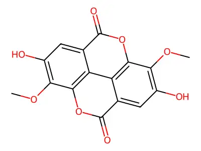 3,3'-di-O-Methylellagic acid structure